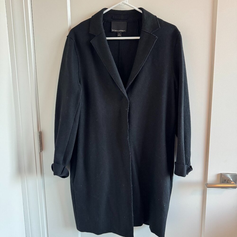 Italian Wool-Blend Top Coat - Banana Republic